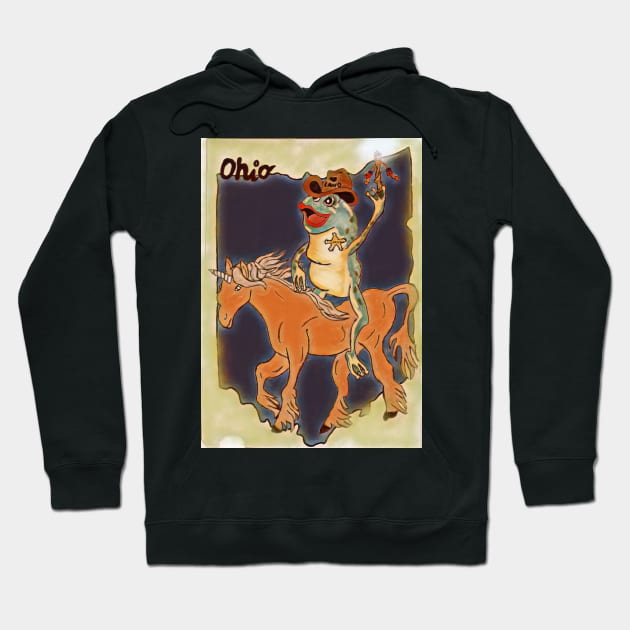 Majestic Frogman Hoodie by Cassie’s Cryptid Land